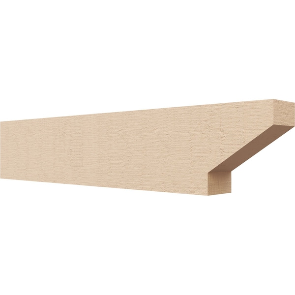 Ekena Millwork 2in. W x 4in. H x 20in. L Clemmons Woodgrain TimberThane Rafter Tail, Primed Tan RFTUR02X04X20CLERCPR - main